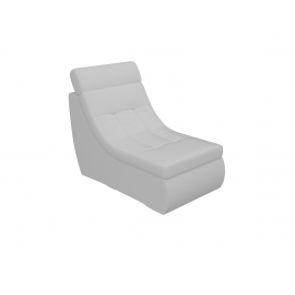 Модуль кресло Холидей Люкс, эко кожа (белый)