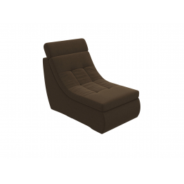 Модуль Холидей Люкс кресло микровельвет коричневый